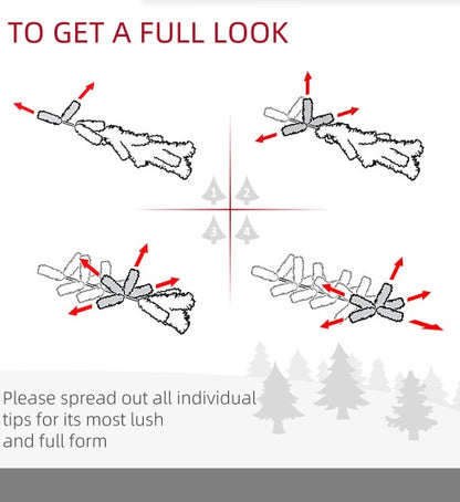 4-Piece Pre-Lit Holiday Entryway Set – Trees, Wreath & Garland